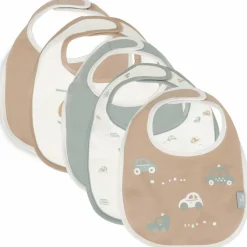 Jollein Lot de 5 bavoirs imperméables On the Go