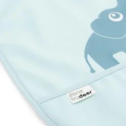 Discount Lot de 2 bavoirs imperméables à velcro Elphee Bleu Bavoirs