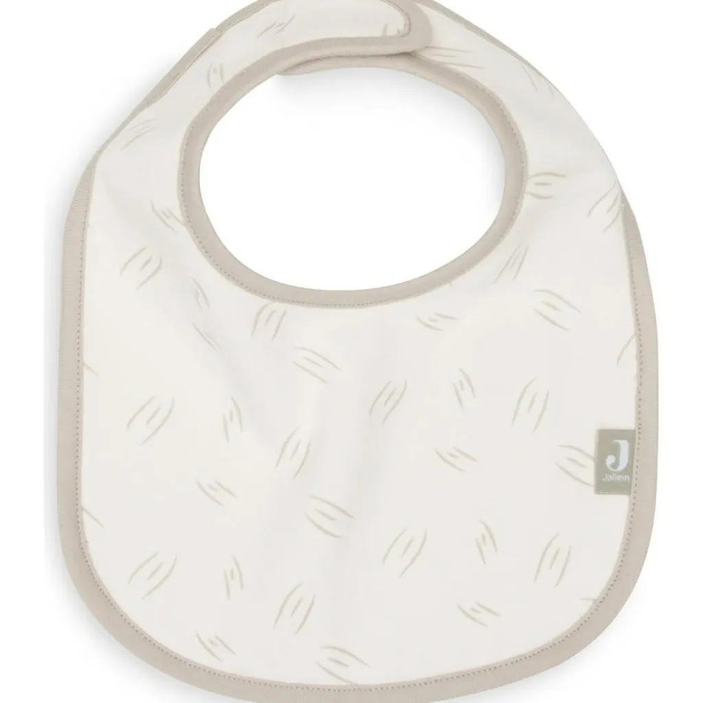 Jollein Lot de 5 bavoirs imperméables Animals Nougat