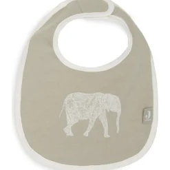 Jollein Lot de 5 bavoirs imperméables Animals Nougat