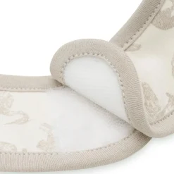 Jollein Lot de 5 bavoirs imperméables Animals Nougat