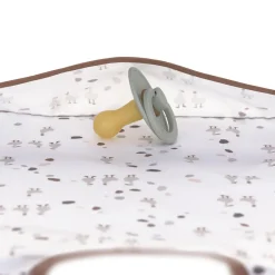 Discount Lot de 2 bavoirs manches longues avec poche Tiny Farmer Oie lilas cendré Bavoirs