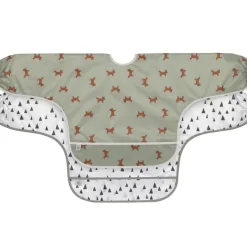 Clearance Lot de 2 bavoirs manches longues avec poche Little Forest Renard Bavoirs