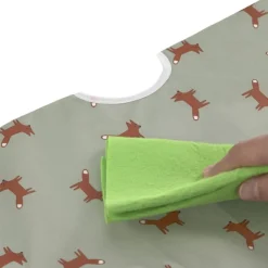 Clearance Lot de 2 bavoirs manches longues avec poche Little Forest Renard Bavoirs