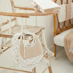 BB & Co Lot de 2 bavoirs naissance gaze de coton Daydream