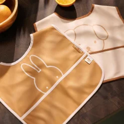 Jollein Lot de 2 bavoirs plastifiés Miffy Peekaboo Wild Rose