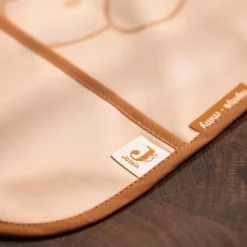 Jollein Lot de 2 bavoirs plastifiés Miffy Peekaboo Wild Rose