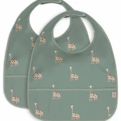 Jollein Lot de 2 bavoirs plastifiés Jungle Jambo