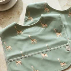 Jollein Lot de 2 bavoirs plastifiés Jungle Jambo