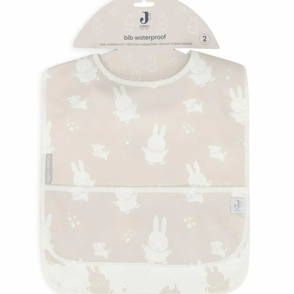 Online Lot de 2 bavoirs plastifiés Miffy Snuffy Nougat Bavoirs