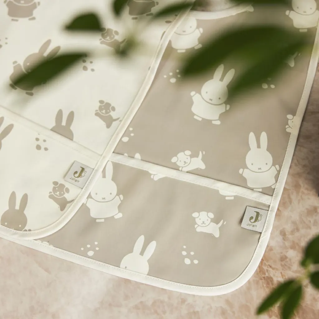 Online Lot de 2 bavoirs plastifiés Miffy Snuffy Nougat Bavoirs