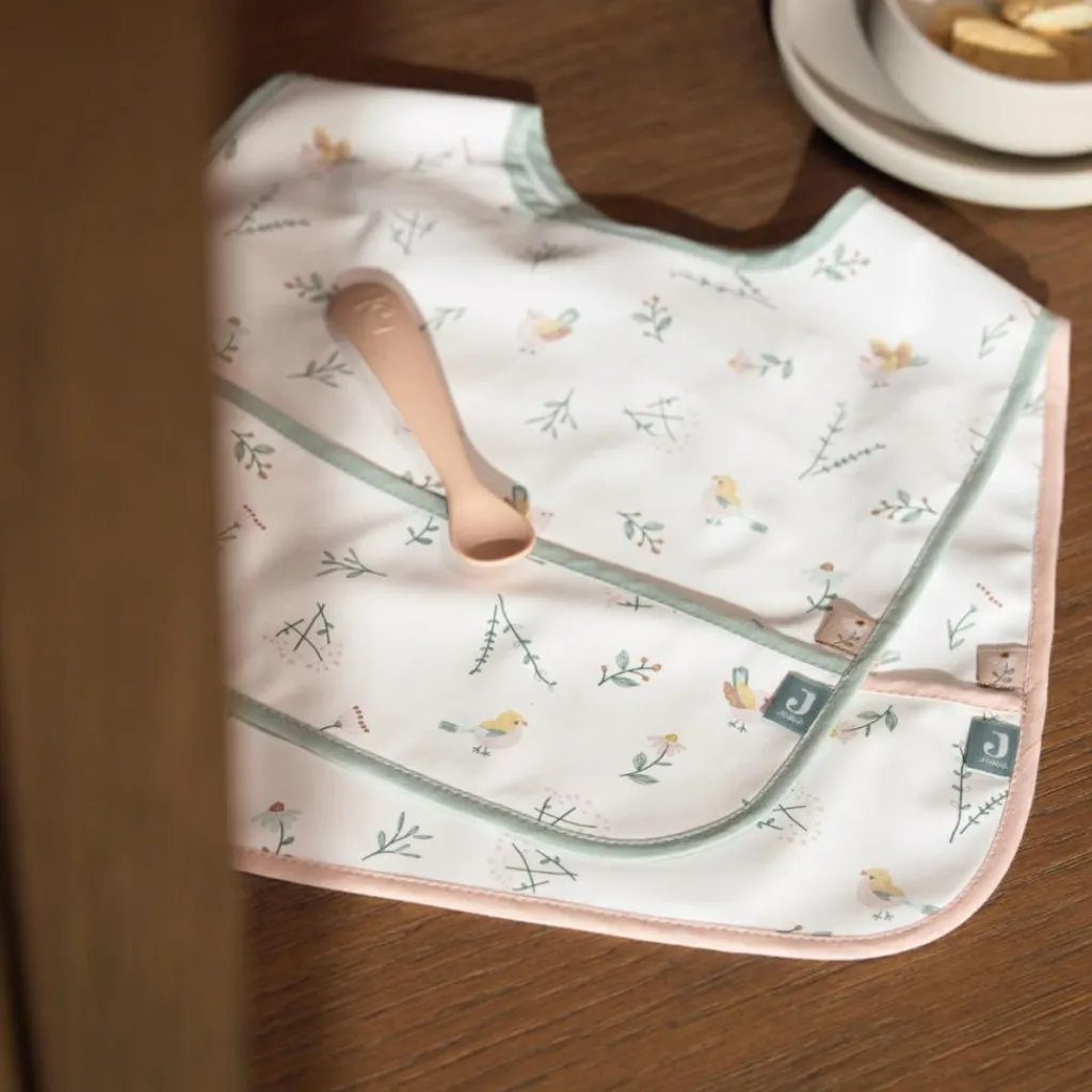 Jollein Lot de 2 bavoirs plastifiés Lovely Birds