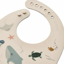 Liewood Lot de 2 bavoirs Tilda Sea Creature Sandy