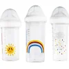 Best Lot de 3 biberons anti colique gigognes Rainbow Arc-en-ciel (360 ml et 210 ml) Biberon