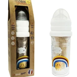 Best Lot de 3 biberons anti colique gigognes Rainbow Arc-en-ciel (360 ml et 210 ml) Biberon