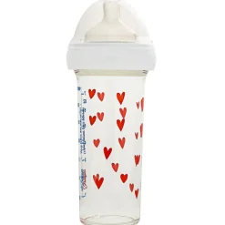 Le Biberon Français Lot de 3 biberons anti colique gigognes Papa-bébé by Soledad (360 ml et 210 ml)