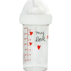 Le Biberon Français Lot de 3 biberons anti colique gigognes Papa-bébé by Soledad (360 ml et 210 ml)