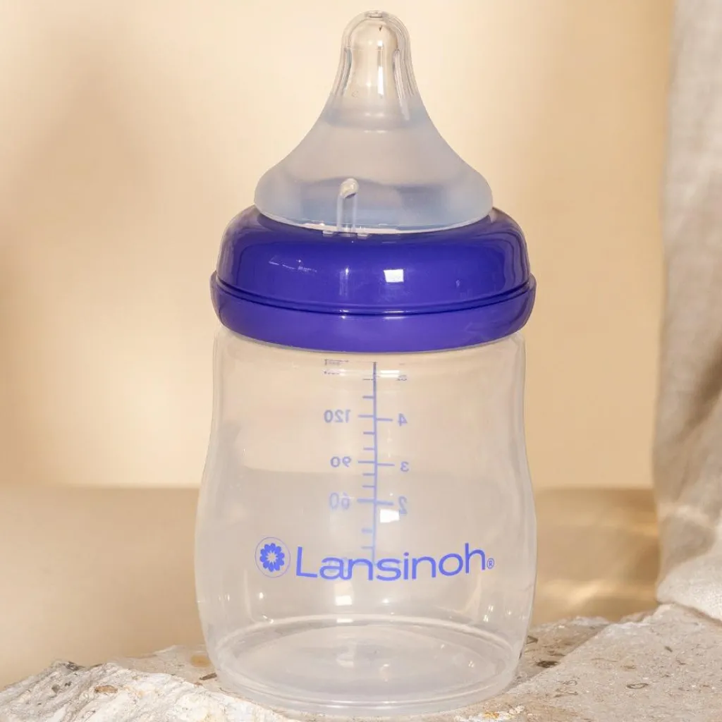 Best Lot de 2 biberons et tétines Natural Wave® spécial allaitement (160 ml) Biberon