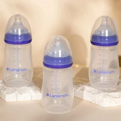 Best Lot de 2 biberons et tétines Natural Wave® spécial allaitement (240 ml) Biberon