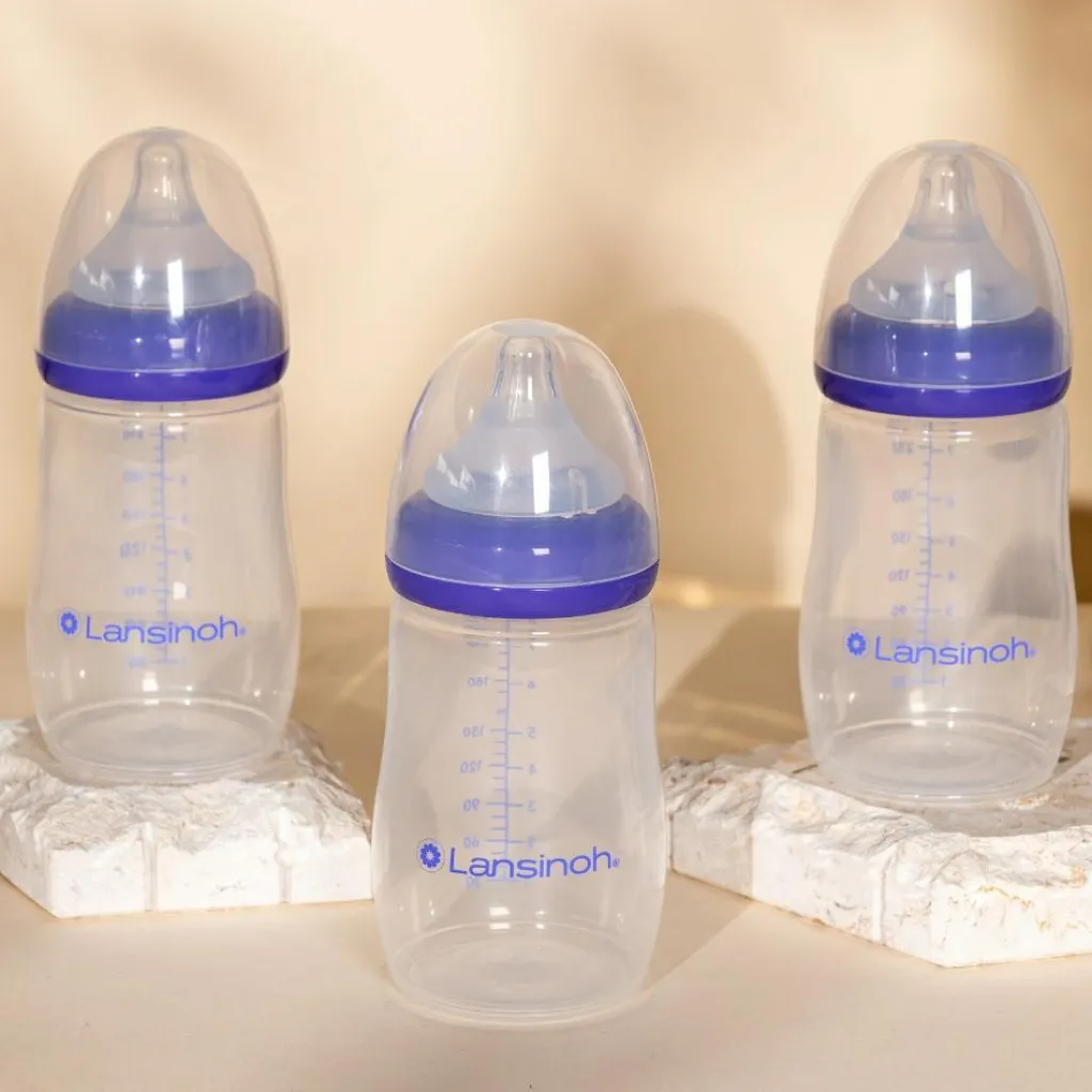 Best Lot de 2 biberons et tétines Natural Wave® spécial allaitement (240 ml) Biberon