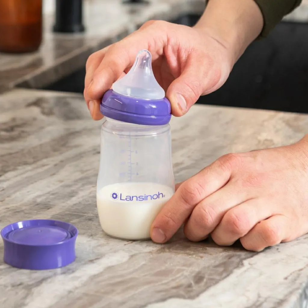 Best Lot de 2 biberons et tétines Natural Wave® spécial allaitement (240 ml) Biberon