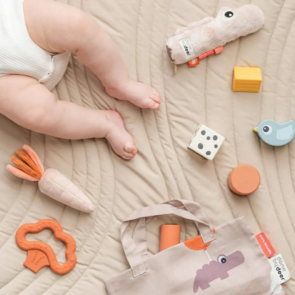 Hot Lot de 4 blocs sensoriel Birdee Jouet À Empiler