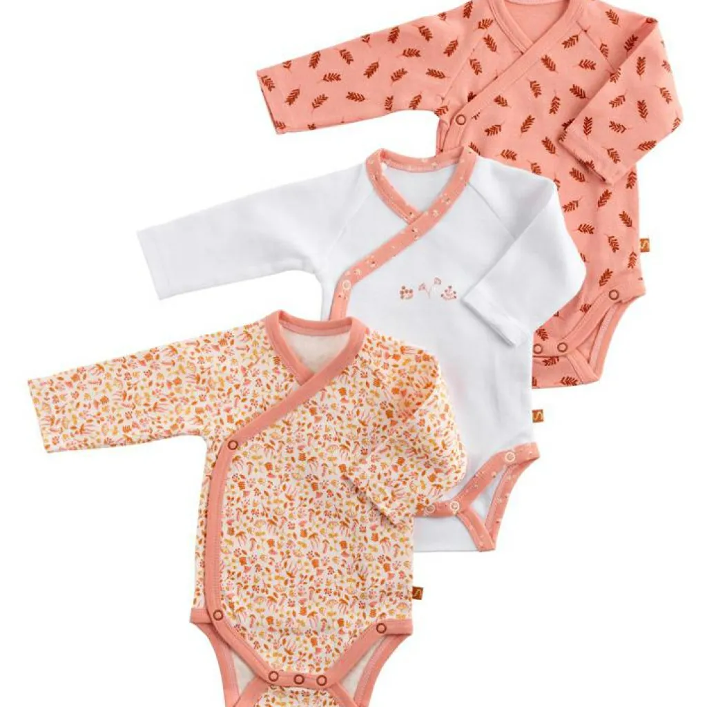 Sauthon Lot de 3 bodies Esmée (1 mois)