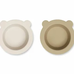 Discount Lot de 2 bols à ventouse Peony sandy-oat Bol