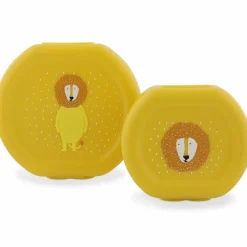 Trixie Lot de 2 boîtes à goûter à clip Mr. Lion