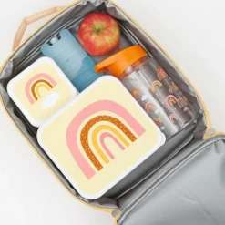 A Little Lovely Company Lot de 4 boîtes à goûter Arc-en-ciel