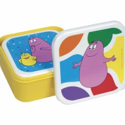 Petit Jour Paris Lot de 3 boîtes à goûter Barbapapa