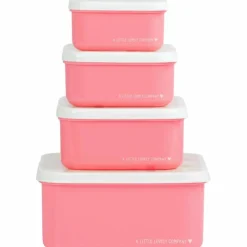 Sale Lot de 4 boîtes à goûter Crème Glacée Boîte À Goûter / Lunch Box