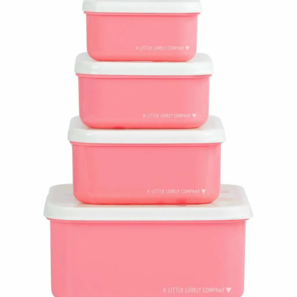 Sale Lot de 4 boîtes à goûter Crème Glacée Boîte À Goûter / Lunch Box