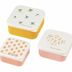 Clearance Lot de 3 boîtes à goûter Emile et Ida Boîte À Goûter / Lunch Box