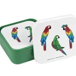 Hot Lot de 3 boîtes à goûter Le Petit Lucas Du Tertre Le Perroquet Boîte À Goûter / Lunch Box