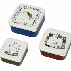 Petit Jour Paris Lot de 3 boîtes à goûter Moomin