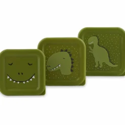 Trixie Lot de 3 boîtes à goûter Mr. Dino