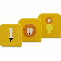 New Lot de 3 boîtes à goûter Mr. Lion Boîte À Goûter / Lunch Box