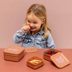 Best Lot de 3 boîtes à goûter Mrs. Cat Boîte À Goûter / Lunch Box
