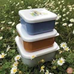 Discount Lot de 3 boîtes à goûter Pierre Lapin Boîte À Goûter / Lunch Box