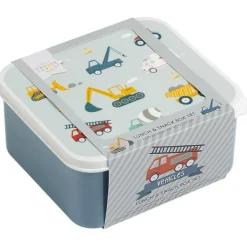 Discount Lot de 4 boîtes à goûter Véhicules Boîte À Goûter / Lunch Box