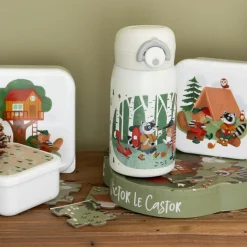 Lot de 3 boîtes à goûter Victor le castor Boîte À Goûter / Lunch Box