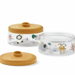 Liewood Lot de 2 boîtes alimentaires Dominique Around the world