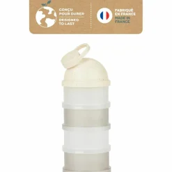 Babymoov Lot de 4 boîtes doseuses Babydose Mineral Beige