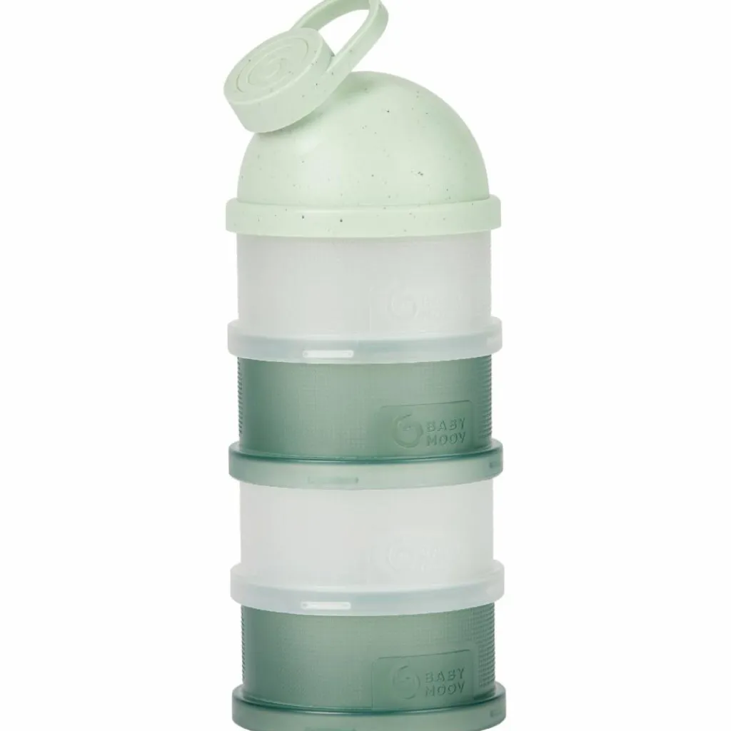Babymoov Lot de 4 boîtes doseuses Babydose Mineral Green