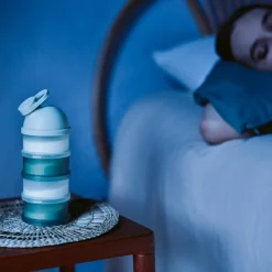 Babymoov Lot de 4 boîtes doseuses Babydose Mineral Green