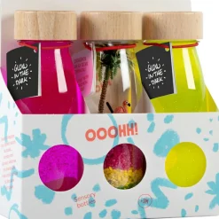 Hot Lot de 3 bouteilles sensorielles Paradis fluorescentes Bouteille Sensorielle