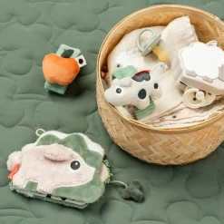 Done by Deer Lot de 2 bracelets hochet lot de 2 Dotti Vert