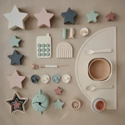 Lot de 2 brosses à dent à doigt Shifting sand-Cambridge blue Brosse À Dents