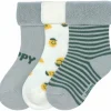 Lässig Lot de 3 chaussettes Terry Citron bleu clair (taille 12-15)